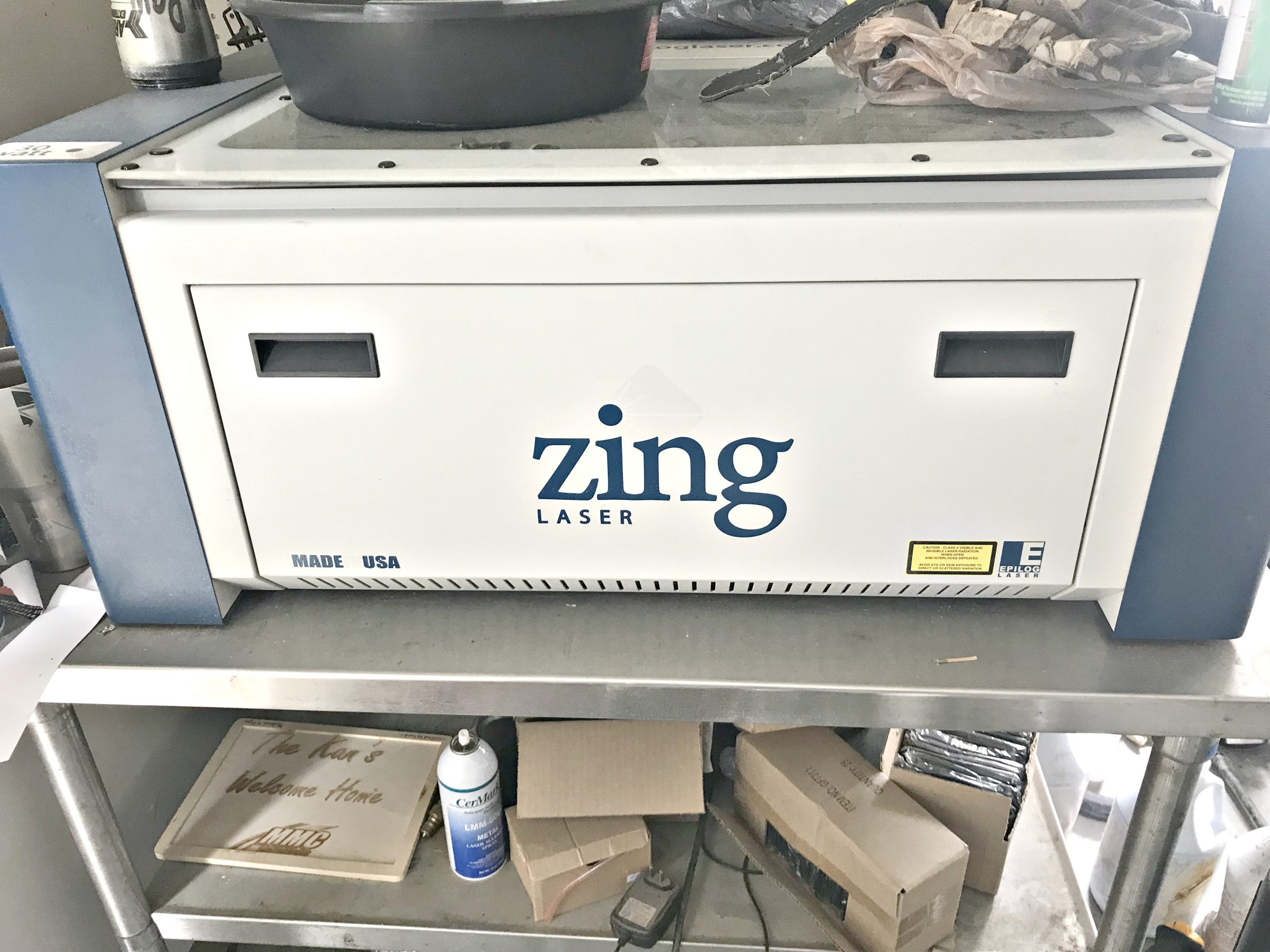 Used Epilog Zing 24 Laser Engraver Used Laser Engraving Machines For Sale Includes air compressor and original manual. epilog zing 24 laser engraver used item ue 41 ga