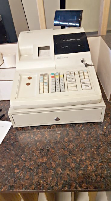 Sam4s ER-5200M Electronic Cash Register (used) Item # UFE-729