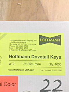 Hoffmann MU-2 Dovetail Routing Machine (used) Item # UFE-3195