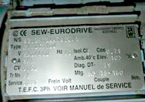 Eurodrive Conveyor (used) Item # UGW-36