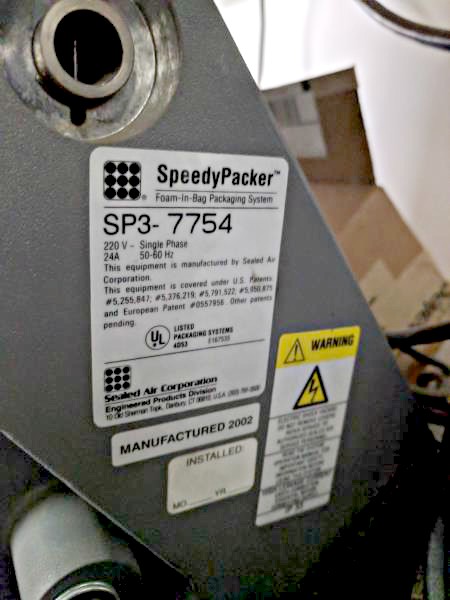 Sealed Air Speedypacker Speedy Packer (used) Item # PSE-1