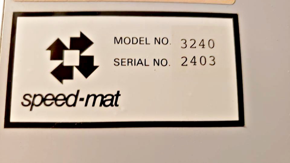 Esterly 3240 Speed Mat Cutter (used) Item # UFE-C1759 (NY)