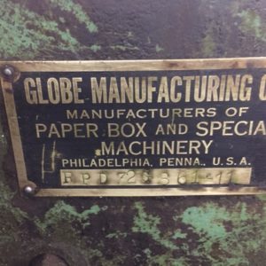 Globe (Potdevin) 32" Cold Gluer (used) Item # UFE-M1815 (PA)