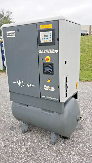 Atlas Copco GX7 Rotary Screw Air Compressor w/ Dryer Item # UGW-64  (South Carolina)