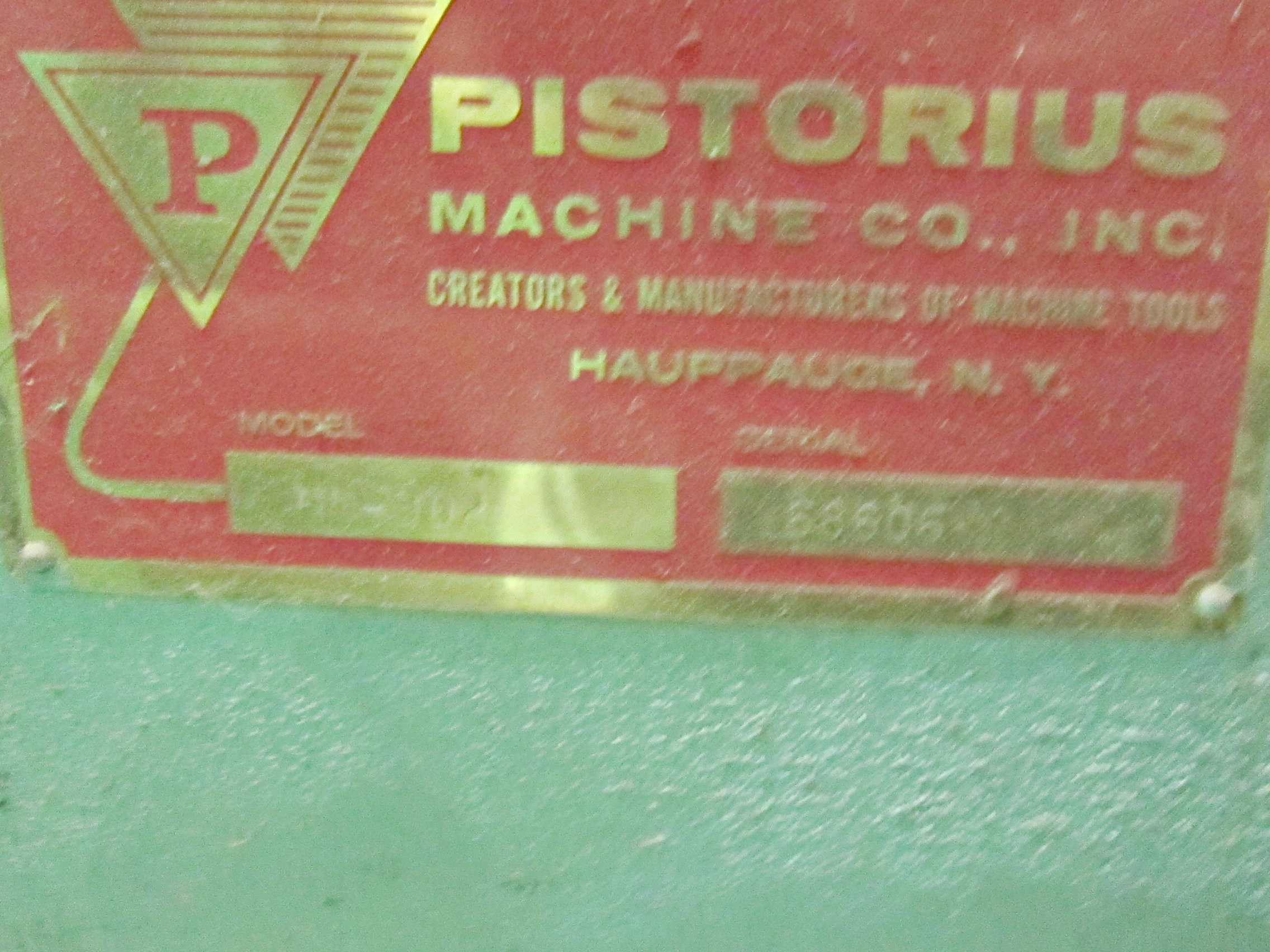 Pistorius MN-301 Pneumatic Double Mitre Notching Cut-Off Saw (used) Item # UFE-3261 (Oregon)