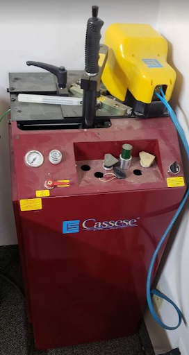 Picture Framing Equipment Lot: Brevetti Prisma Maxi Double Mitre Saw, Cassese CS4095 Ultra Frame Joiner, & Cassese CS299M Ultra Frame Joiner (Used) Item # AGFS-81 (Michigan)