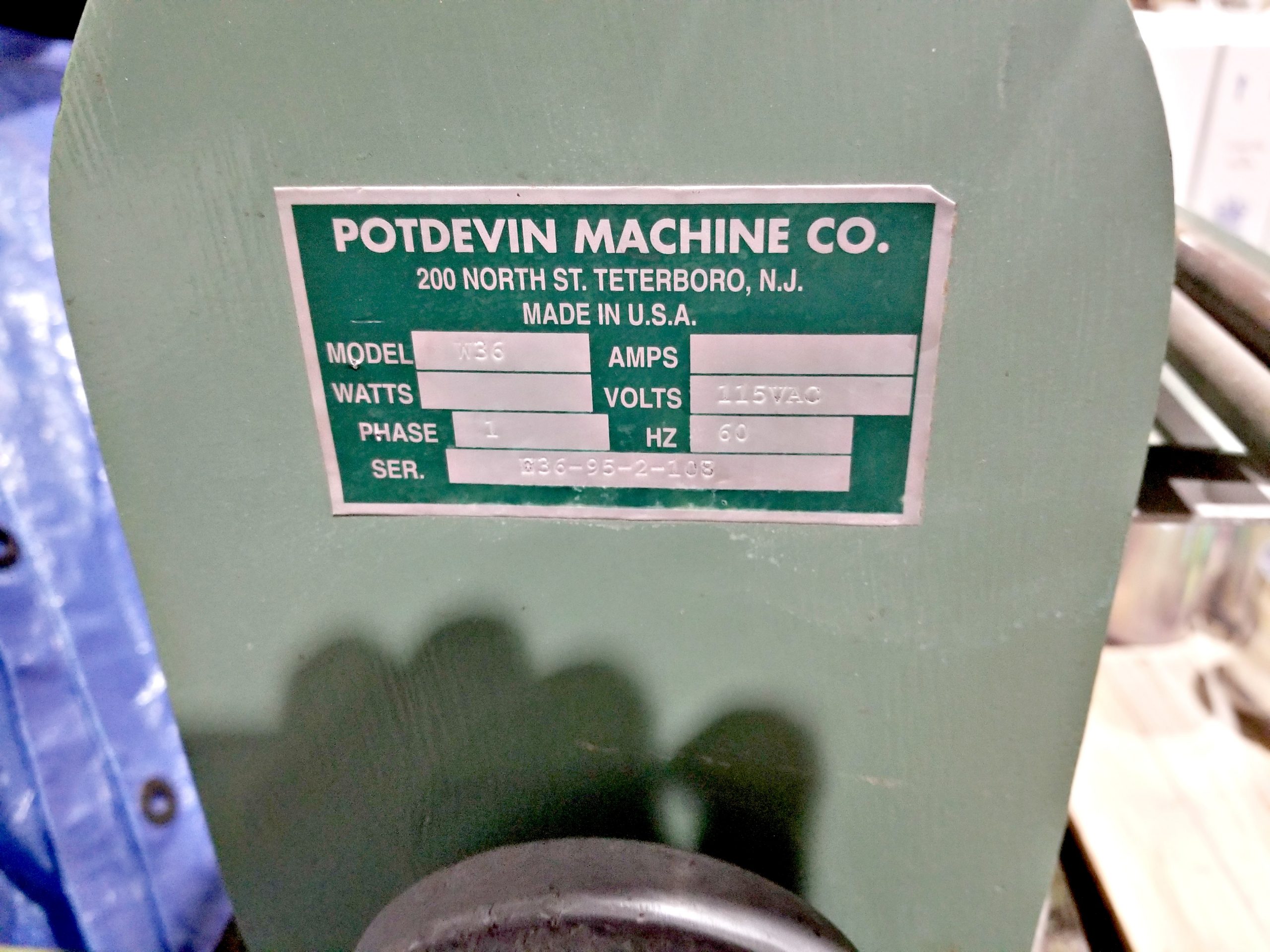 Equipment Lot: Potdevin NTZ32 32″ Gluer (Qty 2) & Potdevin W36 36″ Rotary Press (Used) Item # AGFS-77 (New Jersey)