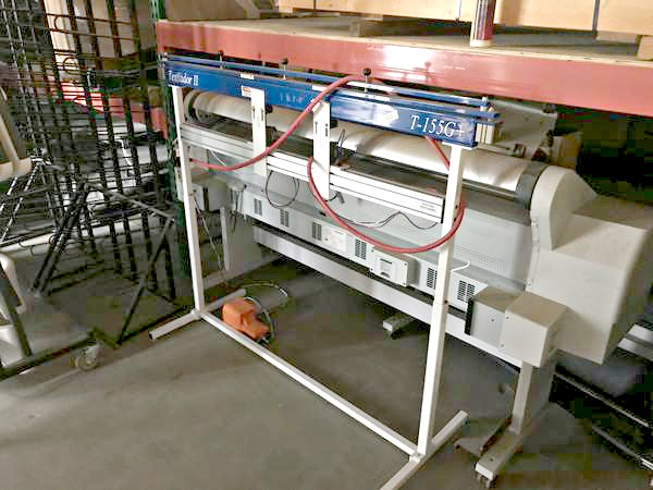 Printing Shop Lot: Tensador II T-155G Canvas Stretcher, HP Latex L360 Printer, & Gerber Edge 2 Thermal Printer / Plotter Complete Setup (Used) Item # PSL-2 (Arizona)
