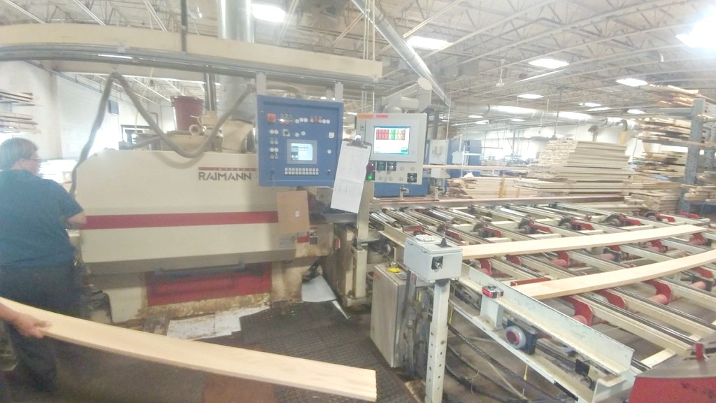 Raimann Automatic High Performance Optimizing Rip Saw (Used) Item # UGW-74 (PA)
