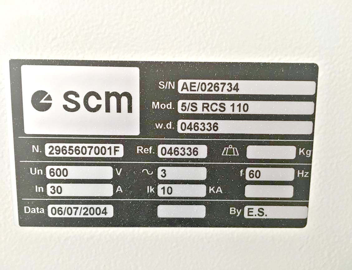 SCM Automatic Wide Belt Sander (Used) Item # UGW-78 (Canada)