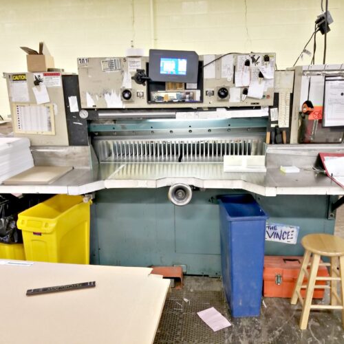 Baumfolder MPU 52 Cutter with Microcut (used) Item # UGW-84 (Pennsylvania)