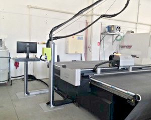 Esko Kongsberg C64 Router Conveyor (used) Item # UFE-C1802 (Florida)