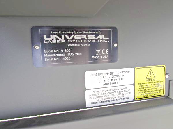 Universal M-300 Laser System (used) Item # UE-58 (South Carolina)