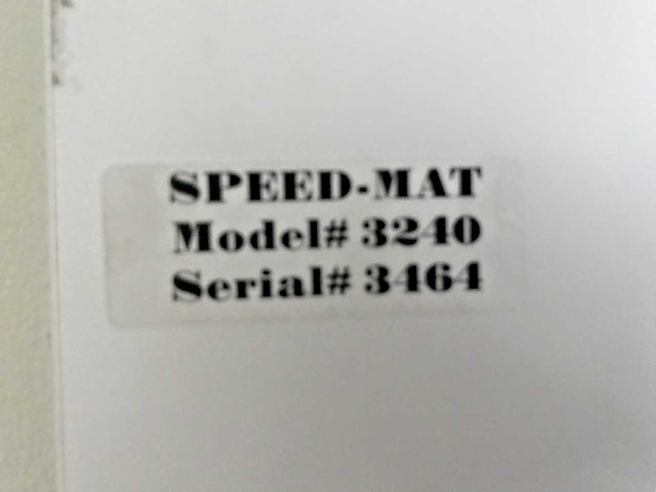 Esterly 3240 Speed Mat Cutter (used) Item # UFE-C1816 (Florida)