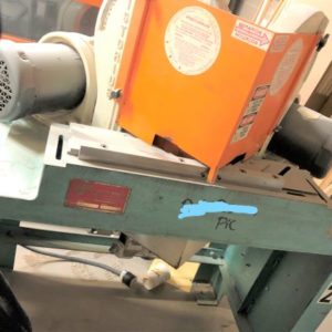 Equipment Lot: Pistorius MN-200 Double Miter Saw, ITW AMP VN4+E3 Frame Joiner, Belco ILS 3022 L- Sealer, & Belco Shrink Tunnel (Used) Item # AGFS-94 (Illinois)