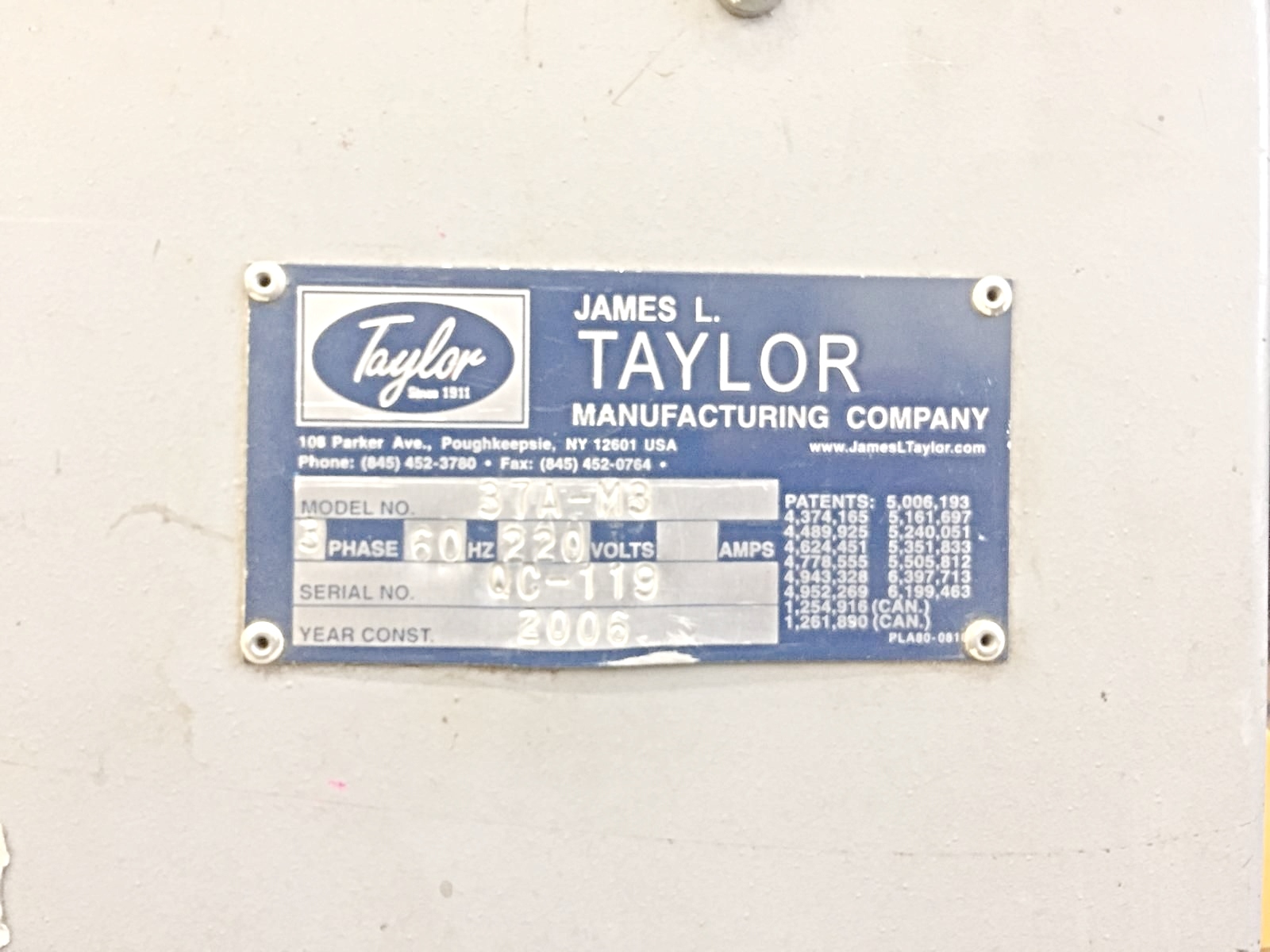 Taylor 37A-M3 Quick Chop Saw (used) Item # UGW-115 (Canada)