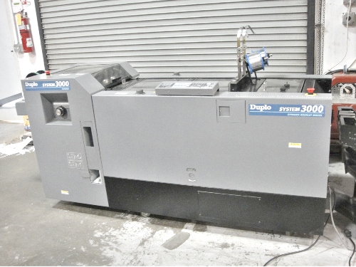 Duplo 3000 Bookletmaker (used) Item # UBE-80 (NC)