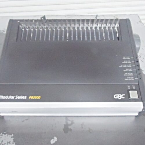 GBC PB2600 Modular Electic Comb Opener (Used) Item # UBE-48 (NC)