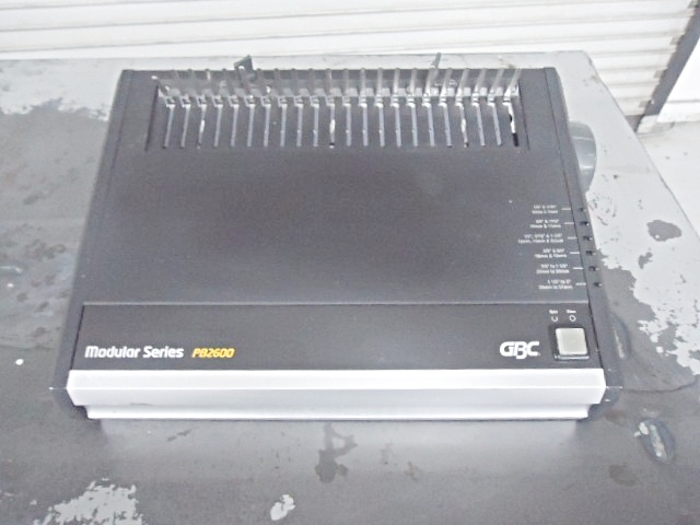 GBC PB2600 Modular Electic Comb Opener (Used) Item # UBE-48 (NC)