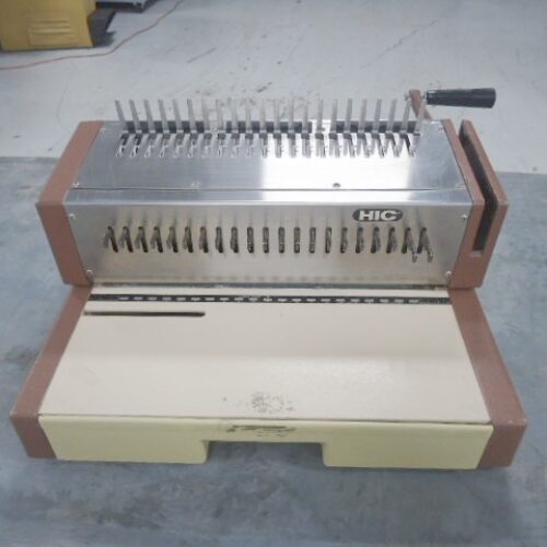 HIC HPB-210 Manual Comb Binding Machine (Used) Item # UBE-50 (NC)