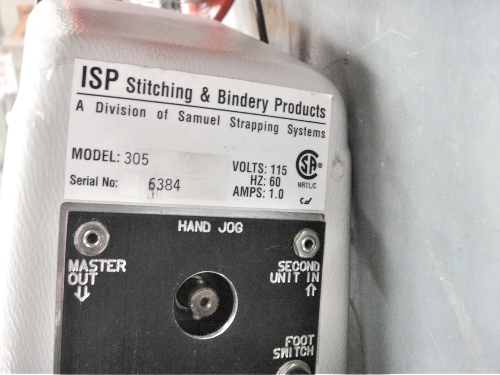 ISP Bindery Mate Stitcher (Used) Item # UBE-51 (NC)