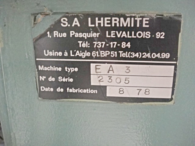 Lhermite EX 360 Automatic Punch (Used) Item # UBE-54 (NC)