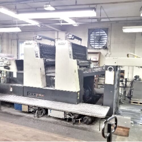 Miller TP104 2C Sheet-fed Offset Press (used) Item # UPE-121 (New Jersey)