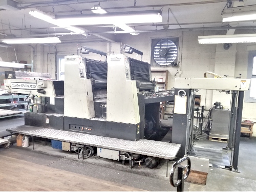 Miller TP104 2C Sheet-fed Offset Press (used) Item # UPE-121 (New Jersey)