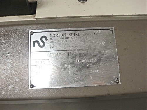Norton Speil EX 380 Automatic Punch (Used) Item # UBE-55 (NC)