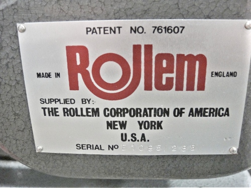Rollem 990 with Turbo Feeder (used) Item # UBE-74 (NC)