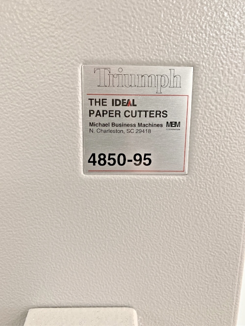 Triumph Paper Cutter (used) Item # UFE-C1828 (Ohio)