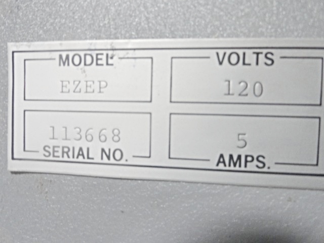 Unicoil Model EZEP Coil Inserter Machine (Used) Item # UBE-67 (NC)