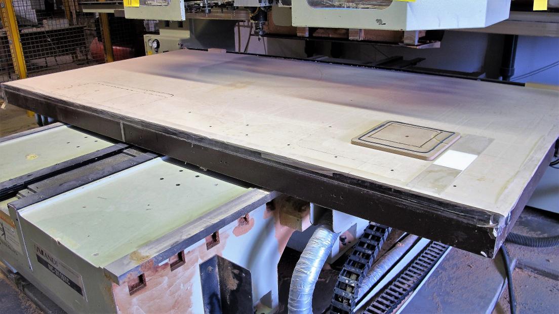 Anderson NC-3116TC  5×10′ 3-Axis CNC Router w/2 Heads (Used) Item # UR-34 (IL)