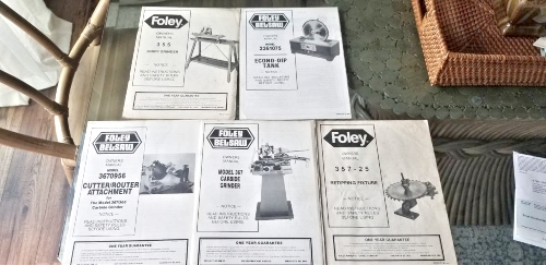 Foley Belsaw Sharpening Shop Equipment Lot (Used) Item # UFE-S143 (Ohio)
