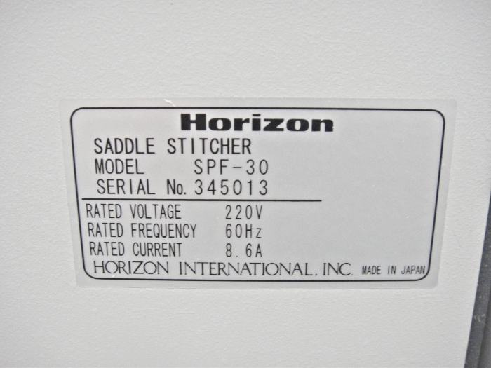Horizon Stitch Liner 5500 2 Tower (Used) Item # UE-021720F (North Carolina)