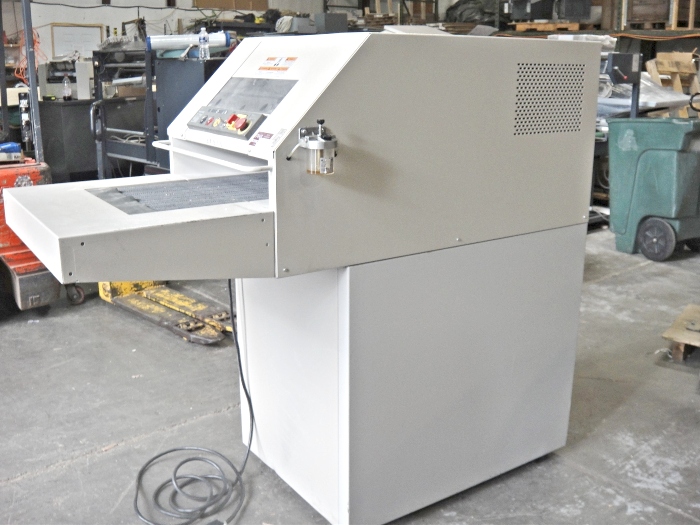 MBM Ideal DestroyIt 4107 Wide Feed High Capacity Strip-Cut Paper Shredder (Used) Item # UE-022520C (North Carolina)