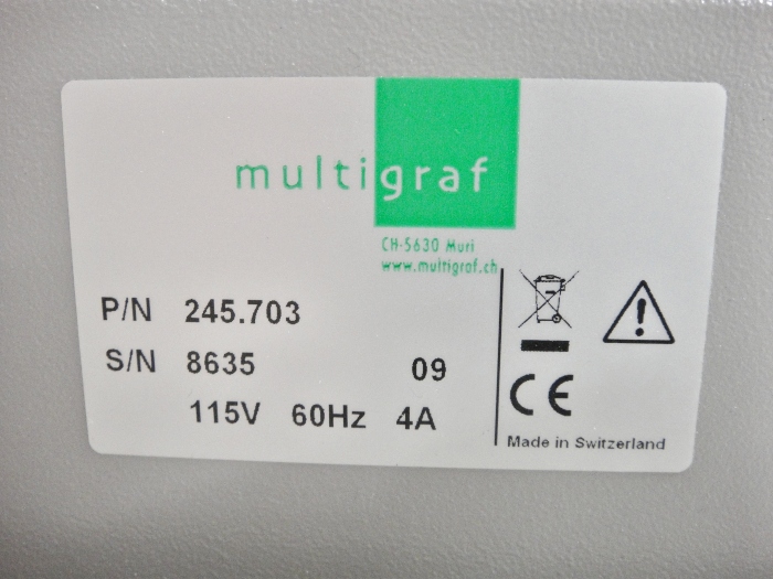 Multigraf Creaser/Perf Machine (Used) Item # UE-021920D (North Carolina)