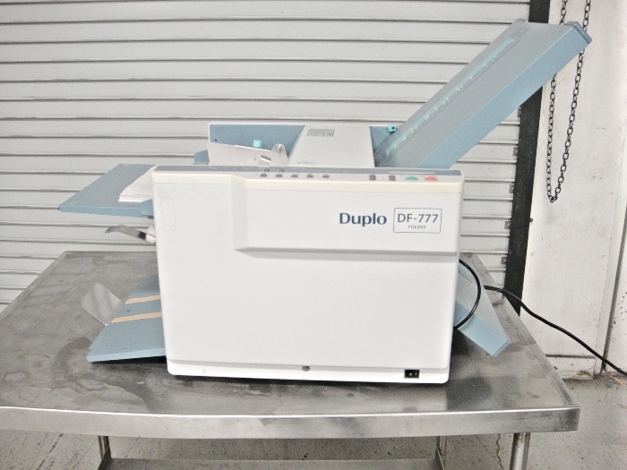 Duplo DF-777 Automatic Desktop Desktop Paper Folder (Used) Item # UE-030520C (North Carolina)