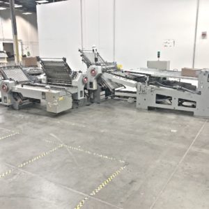 Heidelberg/Stahl 6/6/4 Continuous Feed Folder with Gate Fold Attachment (Used) Item # UE-030920B (North Carolina)