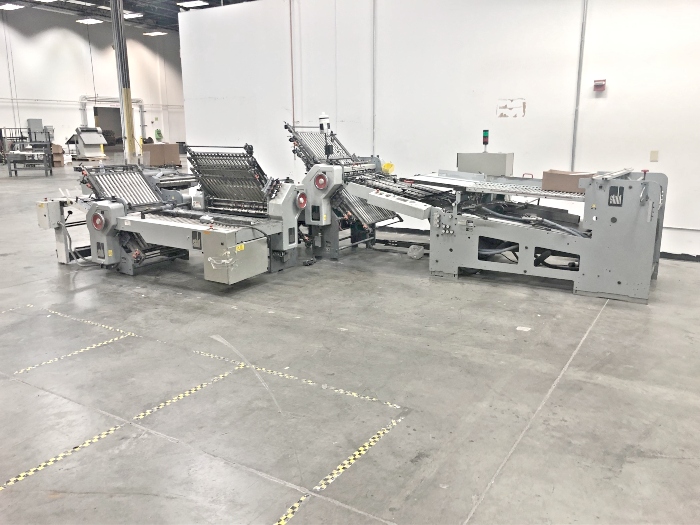 Heidelberg/Stahl 6/6/4 Continuous Feed Folder with Gate Fold Attachment (Used) Item # UE-030920B (North Carolina)