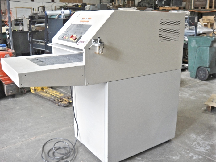 MBM Ideal DestroyIt 4107 Wide Feed High Capacity Strip-Cut Paper Shredder (Used) Item # UE-032520B (North Carolina)