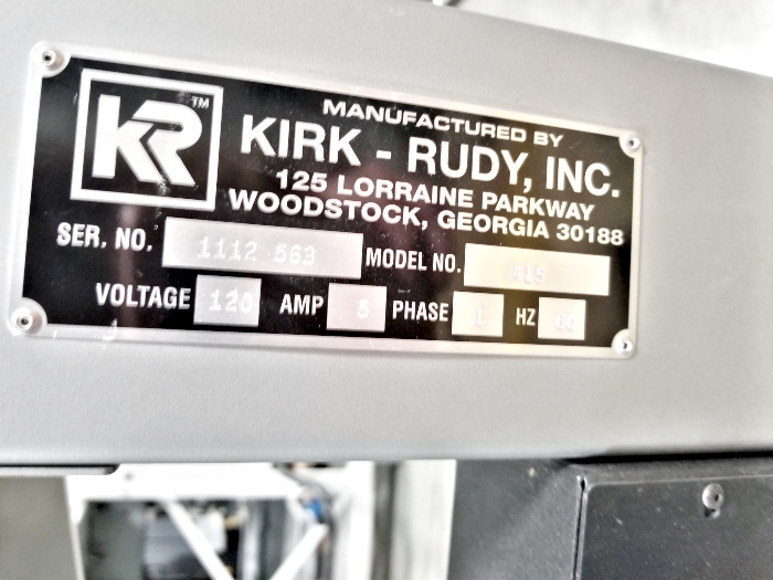 Kirk Rudy 415 Interface Conveyor (Used) Item # UE-030320D (North Carolina)