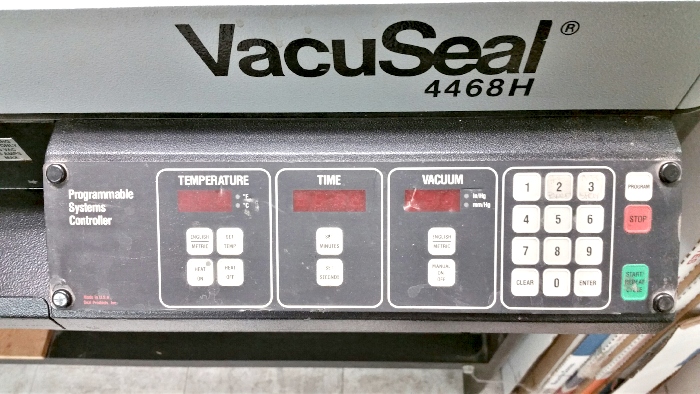 Vacuseal 4468H Vacuum Dry Mount Press (used) Item # UE-030420A (CT)