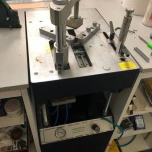 Picture Framing Equipment Lot: ITW AMP VN42 Joiner, AMS Silent Compressor, & Morso Chopper (used) Item # UE-040820C (Kentucky)