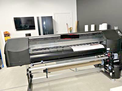Data Technology Oki Color Painter E64 Solvent Inkjet Printer (used) Item # UE-042420D (Utah)