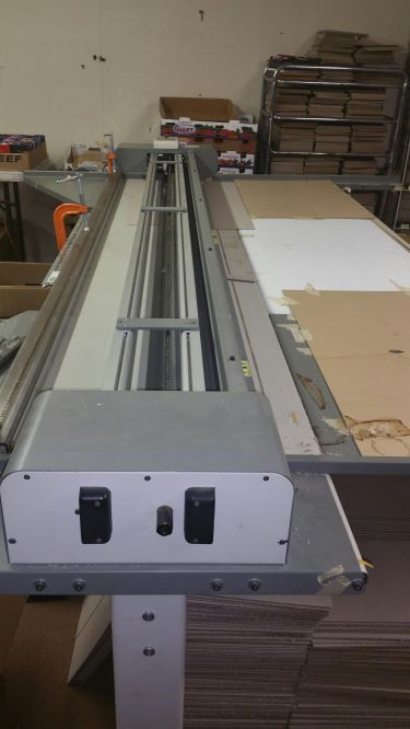 Picture Framing Equipment Lot:  Gluefast Gluer & Rotary Press, Hot Foil Stamper, Cutter (Used) Item # UE-041720B (CA)