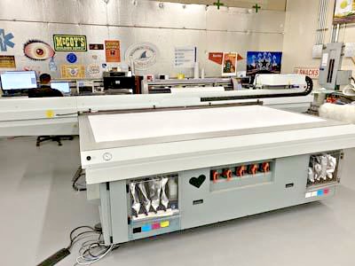 Oce Arizona 480 GT IMP UV Flatbed Inkjet Printer (used) Item # UE-042920B (Texas)