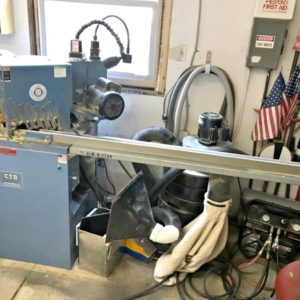 Picture Framing Equipment Lot: CTD D45X Double Miter Saw, Miter Mite VN42 Vnailer, Seal Masterpiece 500 T-X, Fletcher 3000 (used) Item # UE-051220M (Ohio)