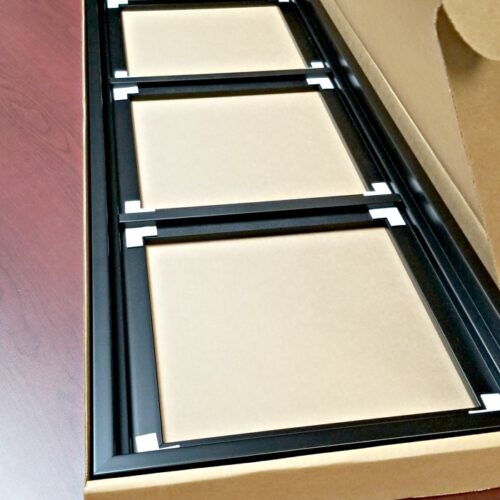 Equipment Lot: Tryptych Floating Frames & Moulding Lot  (used) Item # UE-052920G (California)