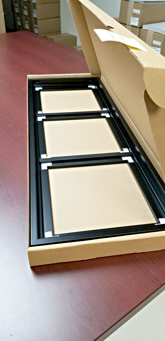 Equipment Lot: Tryptych Floating Frames & Moulding Lot  (used) Item # UE-052920G (California)